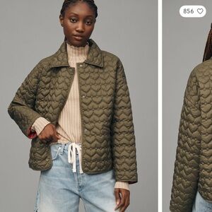 Maeve heart-quilted liner jacket